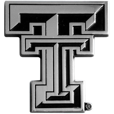 Fan Mats Texas Tech Univ. Chrome Vehicle Emblem