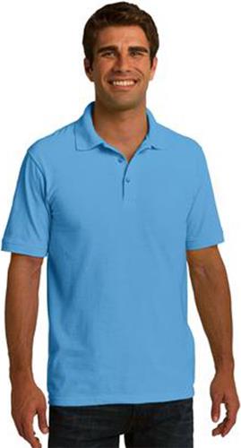 Port & Company Mens Ring Spun Pique Polo. Printing is available for this item.