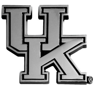Fan Mats Univ. of Kentucky Chrome Vehicle Emblem