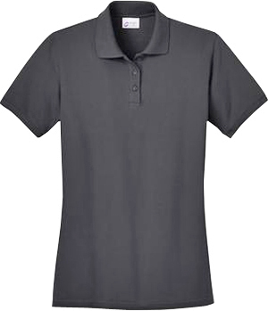 Port & Company Ladies Ring Spun Pique Polo. Printing is available for this item.