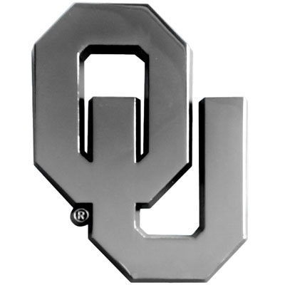 Fan Mats Univ. of Oklahoma Chrome Vehicle Emblem