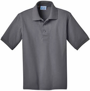 Port & Company Youth 5.5-Ounce Jersey Knit Polo. Printing is available for this item.