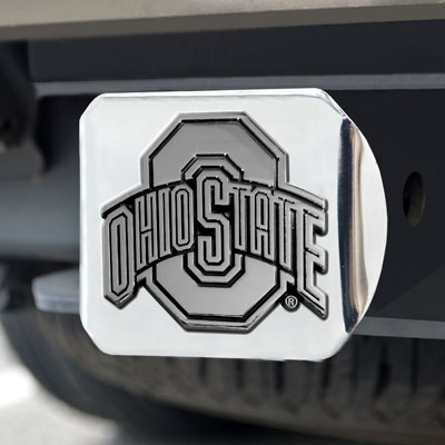 Fan Mats Ohio State University Chrome Hitch Cover