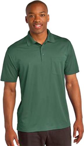 Sport-Tek Mens Micropique Sport-Wick Pocket Polo. Printing is available for this item.