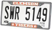 Fan Mats Clemson University License Plate Frame