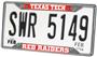 Fan Mats Texas Tech University License Plate Frame