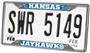 Fan Mats University of Kansas License Plate Frame