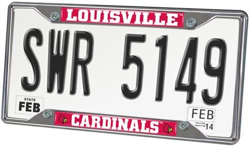 Fan Mats Univ. of Louisville License Plate Frame