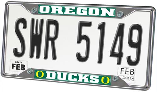 Fan Mats University of Oregon License Plate Frame