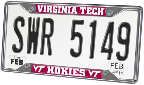 Fan Mats Virginia Tech License Plate Frame