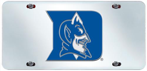 Fan Mats Duke University License Plate Inlaid