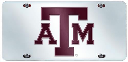 Fan Mats Texas A&M University License Plate Inlaid