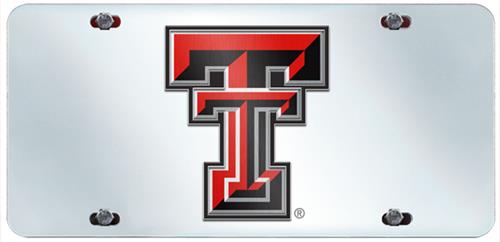 Fan Mats Texas Tech Univ. License Plate Inlaid
