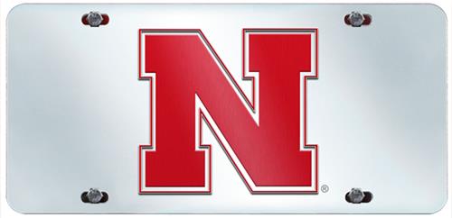 Fan Mats Univ. of Nebraska License Plate Inlaid
