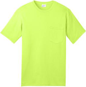 Port & Company All-American Safety Tee w/Pocket