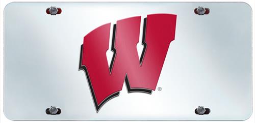 Fan Mats Univ. of Wisconsin License Plate Inlaid