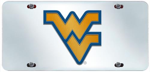 Fan Mats West Virginia Univ. License Plate Inlaid