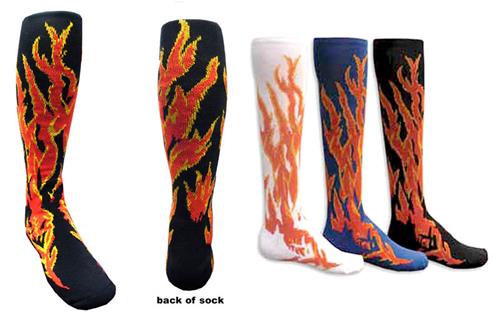 Red Lion Flame Athletic Socks (Pair)