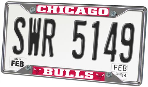 Fan Mats Chicago Bulls License Plate Frame