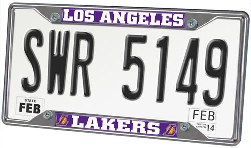 Fan Mats Los Angeles Lakers License Plate Frame