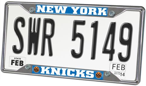 Fan Mats New York Knicks License Plate Frame