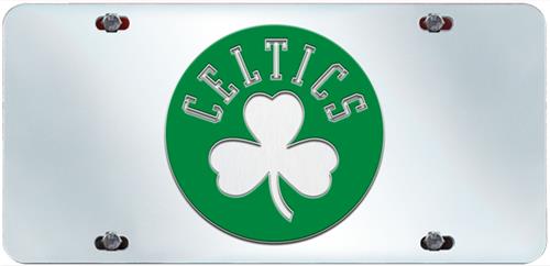 Fan Mats Boston Celtics License Plate Inlaid