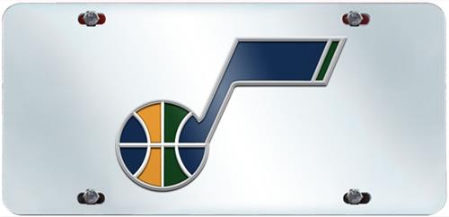 Fan Mats Utah Jazz License Plate Inlaid