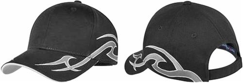 Port Authority Racing Cap with Sickle Flames