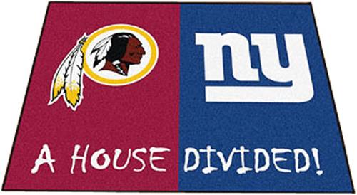 Fan Mats Redskins / Giants House Divided Mat