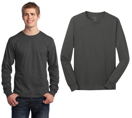Port & Company Long Sleeve 100% Cotton T-Shirt