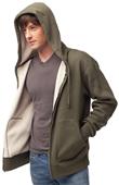 Independent Trading Mens Thermal Sherpa Zip Hoodie Independent Trading Mens Thermal Sherpa Zip Hoodie