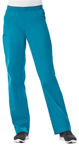Maevn Core Women's Full Elastic Band Cargo Scrub Pant 9016. Embroidery is available on this item.