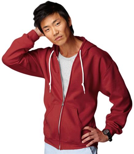Anvil Men's Ring Spun Fashion Full Zip Hoodies. Decorated in seven days or less.