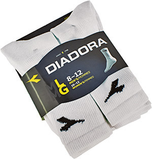 Diadora Crew Soccer Socks - 6 Pack