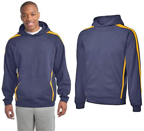 Sport-Tek Sleeve Stripe Pullover Hooded Sweatshirt. Decorated in seven days or less.