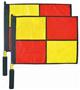 Deluxe Grip Aluminum Pole Smooth-Swivel Soccer Linesman Flags (2-EA)