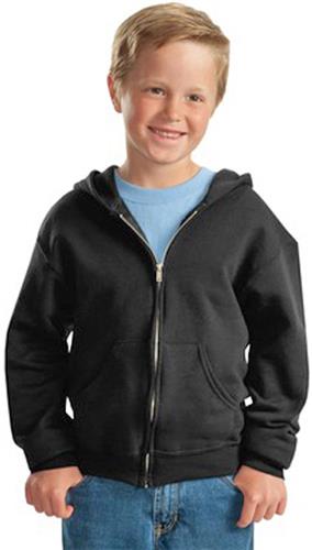 JERZEES Youth NuBlend Full-Zip Hooded Sweatshirt