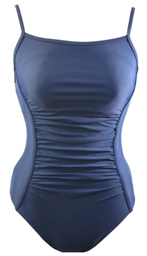 Adoretex Female Solid Shirred Back Swimsuit (FN011)