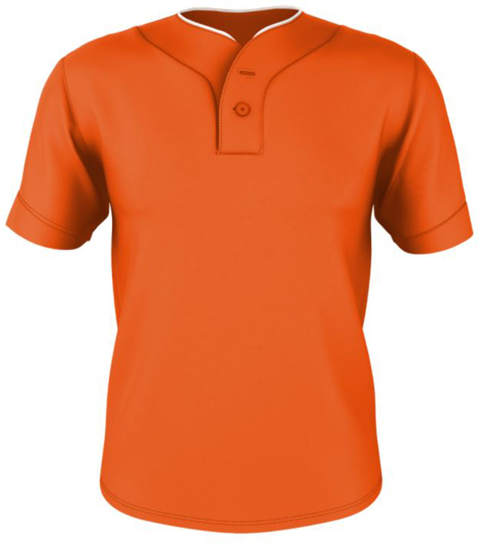 E79293 Alleson 2 Button Baseball Jerseys with Piping