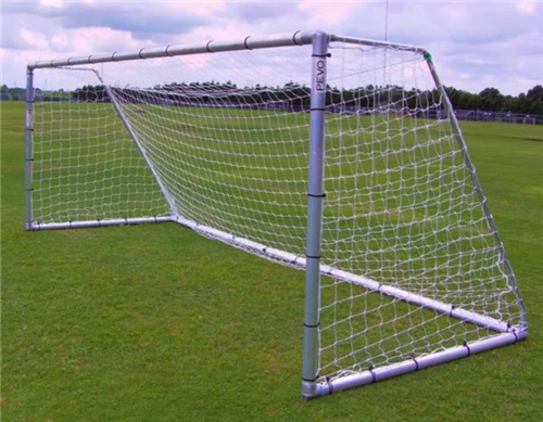 PEVO Economy Series 3" Round Soccer Goal 6.5'x12' (EACH) Unpainted. Free shipping.  Some exclusions apply.