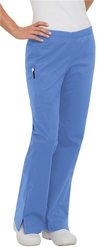 Landau Women's Natural Smart Stretch Cargo Pants. Embroidery is available on this item.