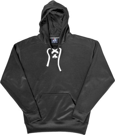 J America Sport Lace Poly Fleece Hoodie 8833. Decorated in seven days or less.
