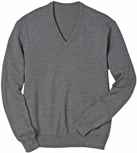 Edwards Signature V-Neck Fine Gauge Sweater