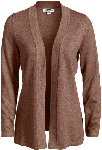Edwards Womens Shirttail Open Cotton Cardigan 7056