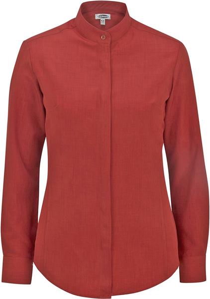 Edwards Mens Banded Collar Shirt