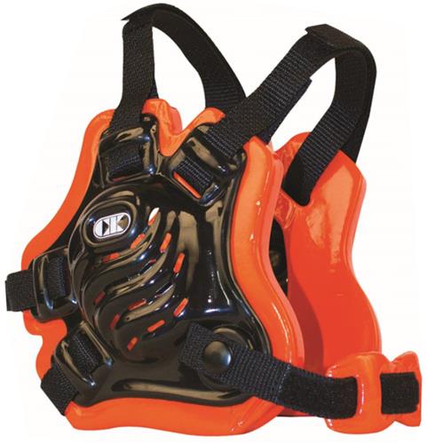 thumbnail image 2 of Cliff Keen Signature Headgear - White/Orange Wrestling Head Protection 2 of 10