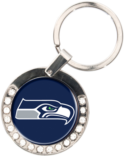 NFL Seattle Seahawks Rhinestone Key Chain