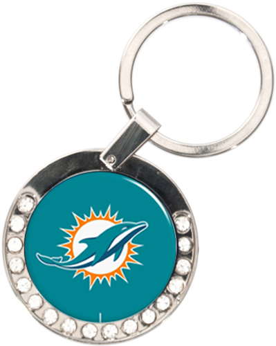 NFL Miami Dolphins Rhinestone Key Chain