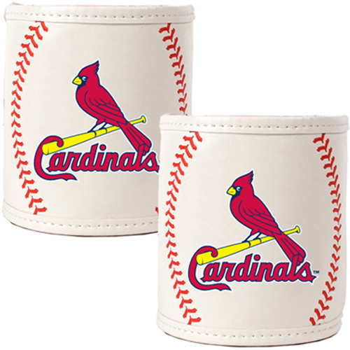 MLB St. Louis Cardinal Baseball 2pc Can Holder Set