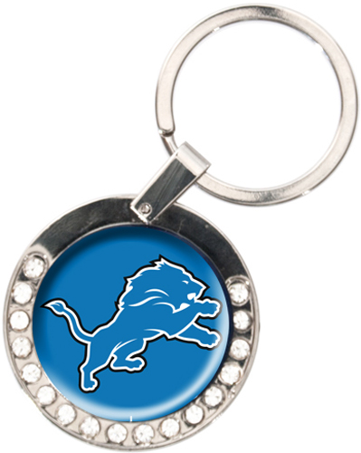 NFL Detroit Lions Rhinestone Key Chain